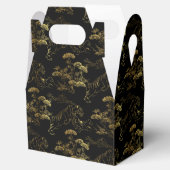  negro con dorado estilo asiático geschenkschachtel (Geöffnet)