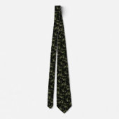 negro con hojas verdes krawatte (Rückseite)
