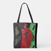 NEGRO FRAU IN RED TASCHE (Rückseite)