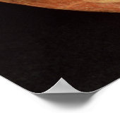 Negroide Maske aus Carthage, 7.-6. Jahrhundert v.  Poster (Ecke)