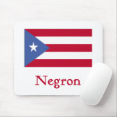 Negron Puertorikaner-Flagge Mousepad (Mit Mouse)