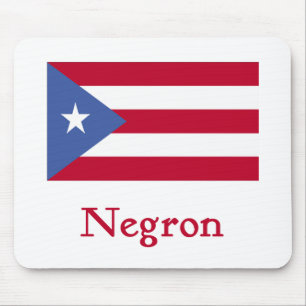 Negron Puertorikaner-Flagge Mousepad