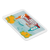 Negroni Citrus Cocktail Magnet (Rechte Seite)