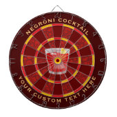 Negroni-Cocktail Dartscheibe (vorne)