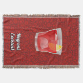 Negroni-Cocktail Decke (Vorderseite)