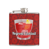Negroni-Cocktail Flachmann (Vorderseite)