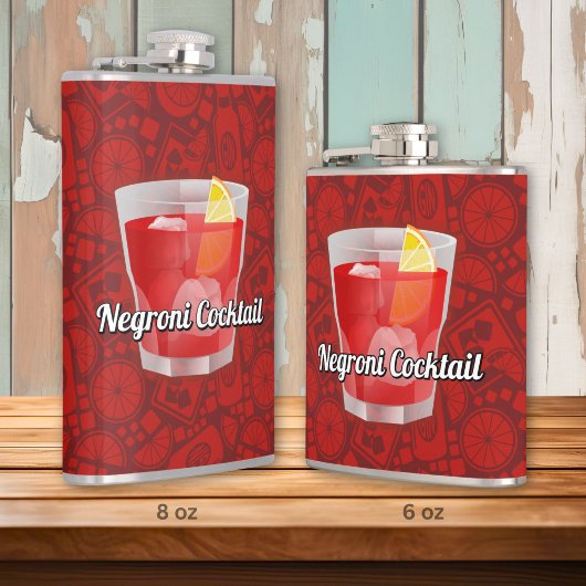 Negroni-Cocktail Flachmann