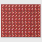 Negroni-Cocktail Geschenkpapier (Flach)