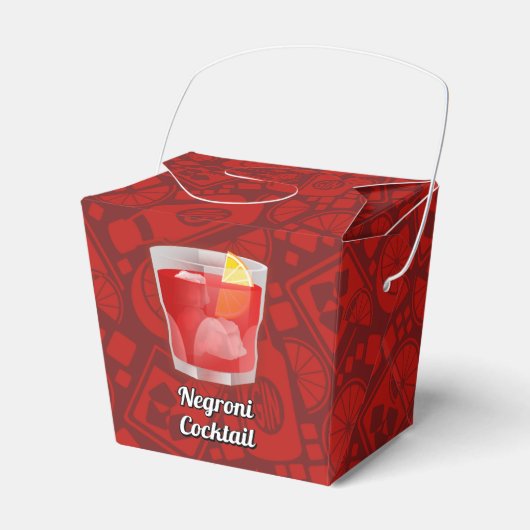 Negroni-Cocktail Geschenkschachtel (Vorderseite)