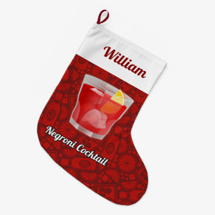 Negroni-Cocktail Großer Weihnachtsstrumpf