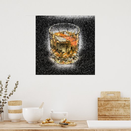 Negroni Cocktail Poster (Küche)