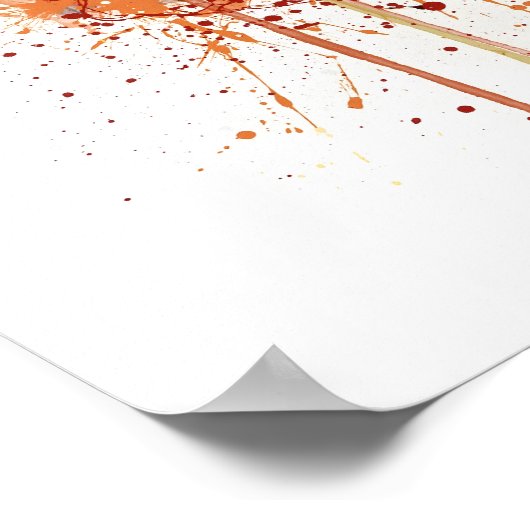 Negroni Cocktail Poster (Ecke)