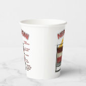 NEGRONI Cocktail Rezeption Pappbecher (Rechts)