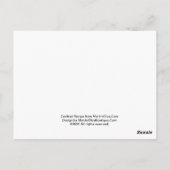 NEGRONI Cocktail Rezeption Postkarte (Rückseite)