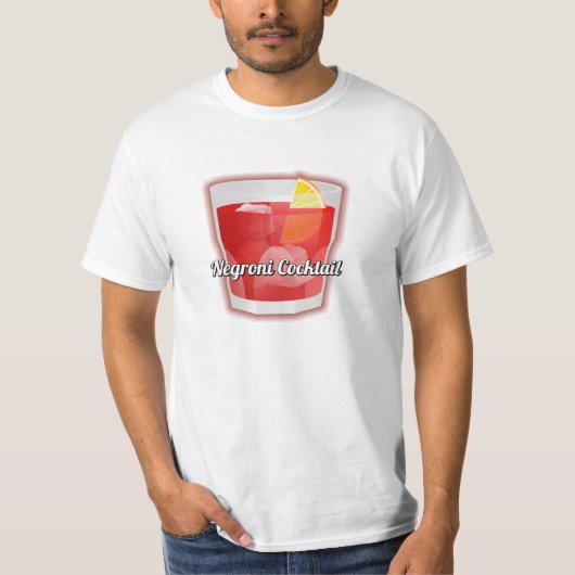 Negroni-Cocktail T-Shirt (Vorderseite)