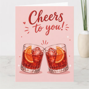 Negroni-Geburtstagsfeier Karte