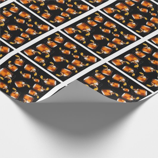 Negroni Geschenkpapier (Ecke)