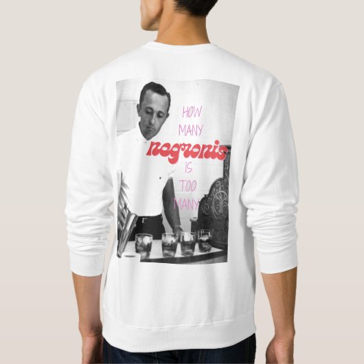 Negroni Sweatshirt (Rückseite)