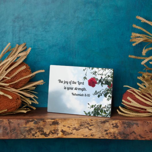 Nehemiah 8:10 Die Freude des Herrn.. Fotoplatte (Seite)