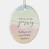 Nehemiah 8:10 Die Freude des Herrn ist eure Stärke Keramik Ornament (Rechts)