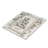 Nehemiah 8:10 Die Freude des Herrn ist meine Stärk Fliese (Seite)