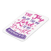 Nehemiah 8:10 Die Freude des Herrn ist meine STÄRK Magnet (Linke Seite)