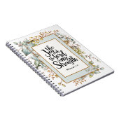 Nehemiah 8:10 Die Freude des Herrn ist meine Stärk Notizblock (Rechte Seite)