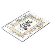 Nehemiah 8:10 Die Freude des Herrn ist meine Stärk Notizblock (Linke Seite)