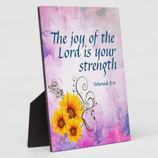 Nehemiah 8:10 fotoplatte (Seite)