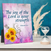 Nehemiah 8:10 fotoplatte (Seite)