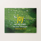 NEHEMIAH 8:10 Freude an der Stärke des Herrn Chris Puzzle (Horizontal)