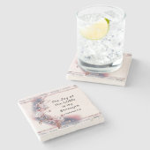 Nehemiah 8:10 ist die Freude am Lord meine Stärke Steinuntersetzer (Seitenansicht)