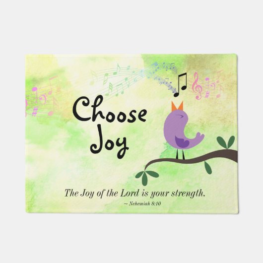 Nehemiah 8:10 Joy of the Lord is Your Strength Fußmatte (Vorderseite)