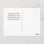 Nehemiah 8:10 Joy of the Lord is Your Strength Postkarte (Rückseite)