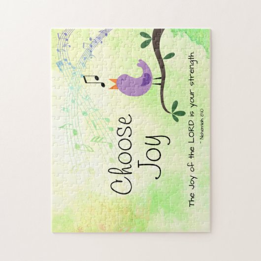 Nehemiah 8:10 Joy of the Lord is Your Strength Puzzle (Vertikal)