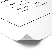 Nehemiah 8:10 Kunstdruckkunst Poster (Ecke)