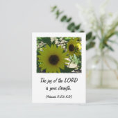 Nehemiah 8:10 postkarte (Stehend Vorderseite)