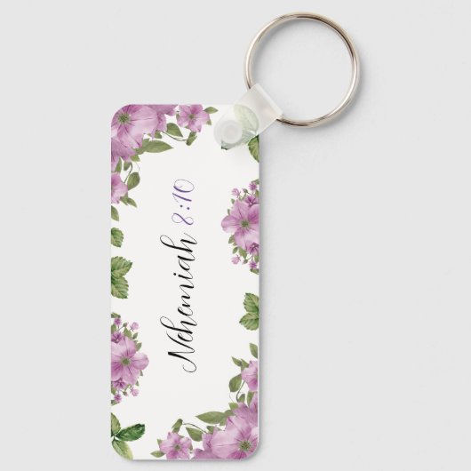 Nehemiah 8:10 Schlüsselanhänger (Rückseite)