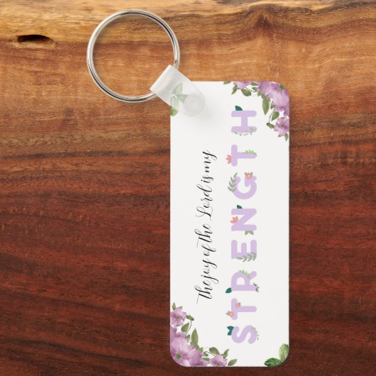 Nehemiah 8:10 Schlüsselanhänger (Vorderseite)