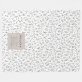 Nehemiah 8:10 Schrift Fleecedecke (Vorderseite (Horizontal))