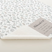 Nehemiah 8:10 Schrift Sherpadecke (3/4)