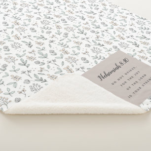 Nehemiah 8:10 Schrift Sherpadecke