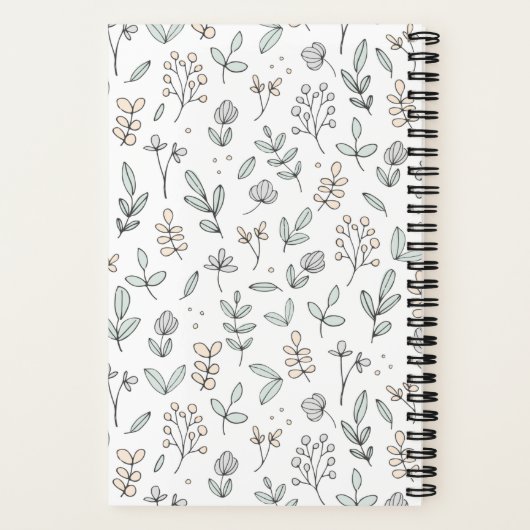 Nehemiah 8:10 Scripture-Notebook Notizblock (Rückseite)