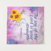 Nehemiah 8:10 wandteppich (Vorderseite (Horizontal))