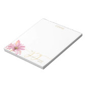 Nehemiah 8:10 Wasserfarben-Notepad Notizblock (Rotiert)