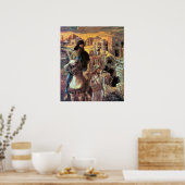 Nehemiah sieht den Trümmer in Jerusalem durch Tiss Poster (Küche)