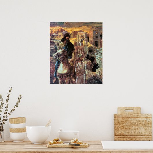 Nehemiah sieht den Trümmer in Jerusalem durch Tiss Poster (Küche)