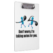 Nehmen der Kenntnisse Klemmbrett (Rechts)