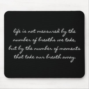 Nehmen des Atems u Mousepad