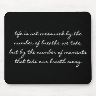 Nehmen des Atems u Mousepad